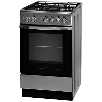 Indesit I5GG1S Freestanding Gas Cooker, Silver